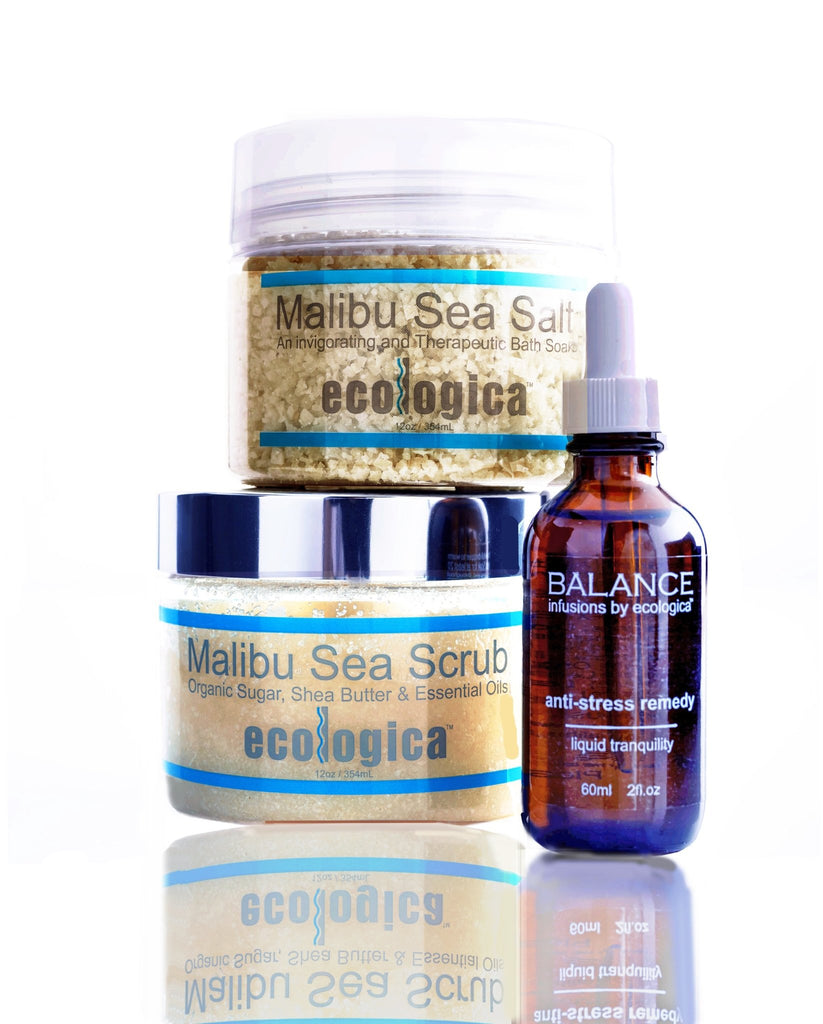 Anti-Stress Spa Trio - ecologica Skincare of Malibu